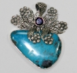 Turquoise Pendant P140 - Click Image to Close